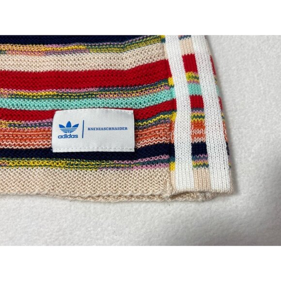 Adidas Originals Ksenia Schnaider Stripe Knit Dress M Multicolor NWT - Picture 5 of 16